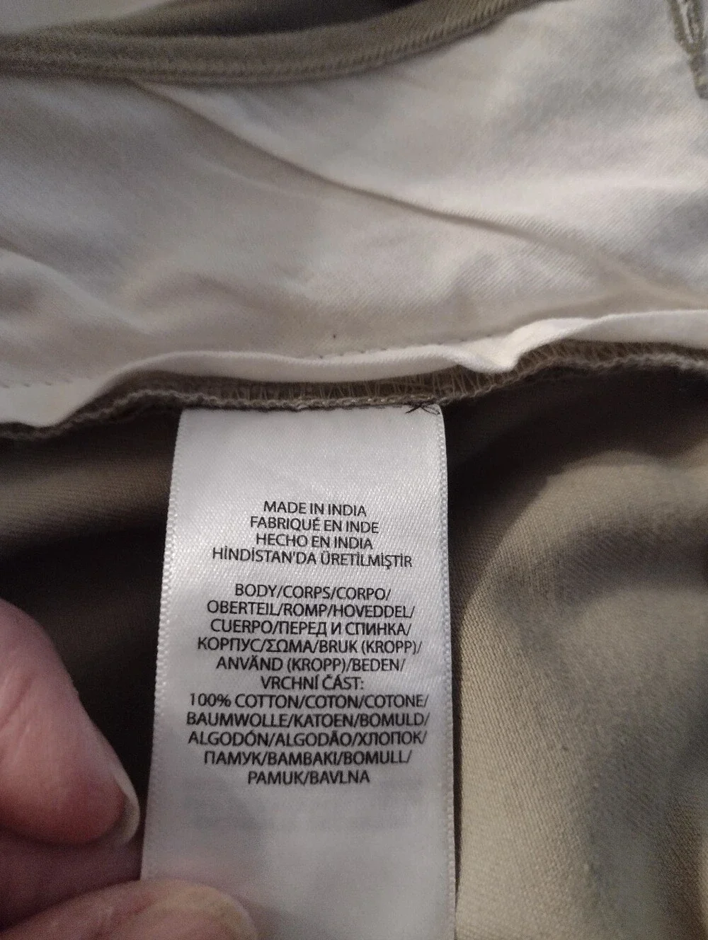 Polo Ralph Lauren Chino Pants Men's 36x29 Khaki Classic Fit Cotton Twill Career